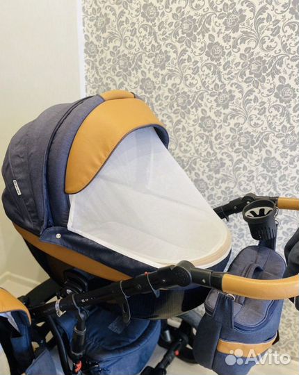 Коляска adamex 3 в 1 carbon