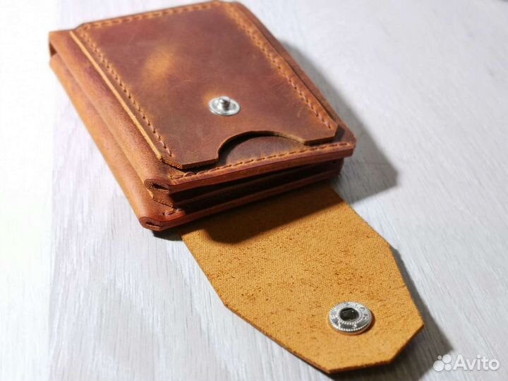 Кошелек мужской кожаный