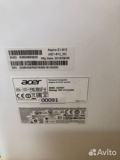 Моноблок acer aspire