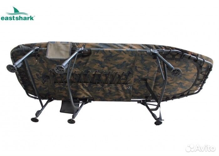 Раскладушка карповая EastShark 059 DEF camo
