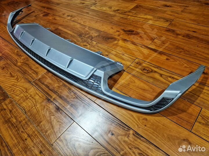 Диффузор S6 Look для Audi A6 C7 4G Facelift