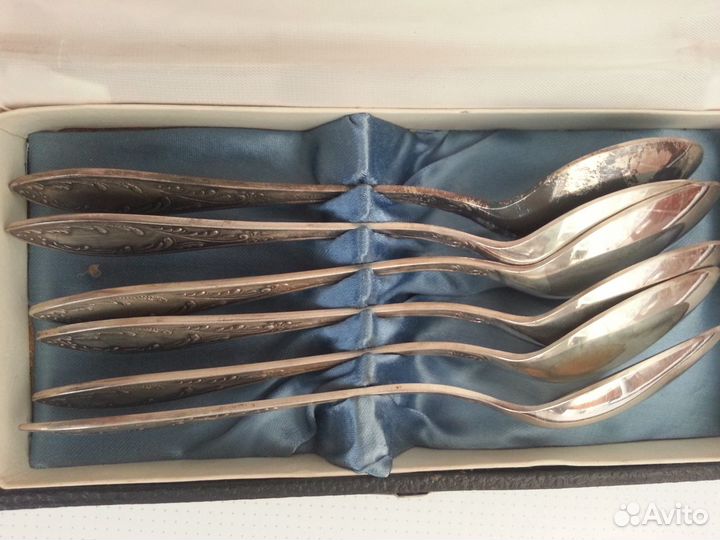 Набор столовых ложек мельхиор СССР