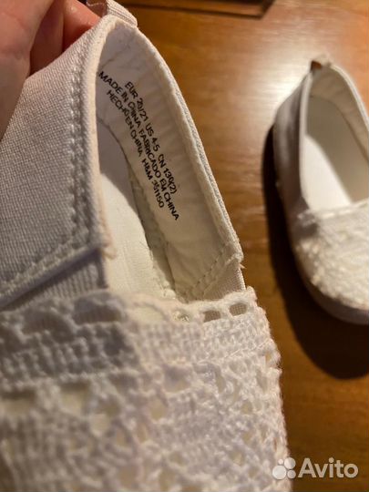 Балетки на девочку 20/21 размер