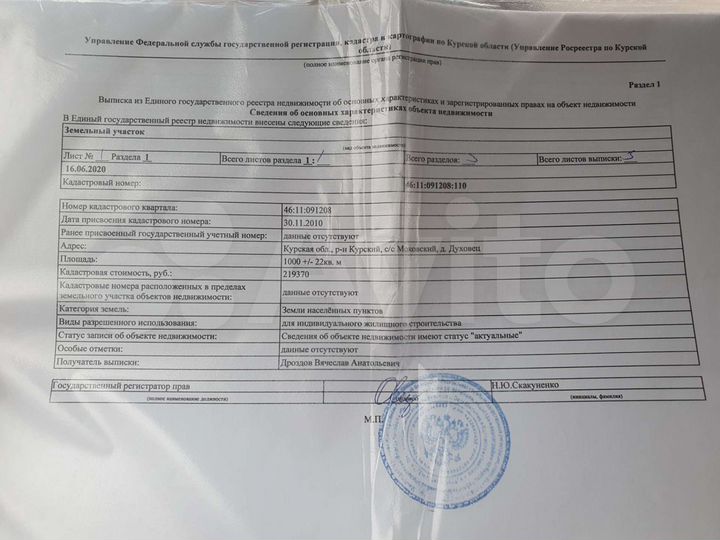 Участок 10 сот. (ИЖС)