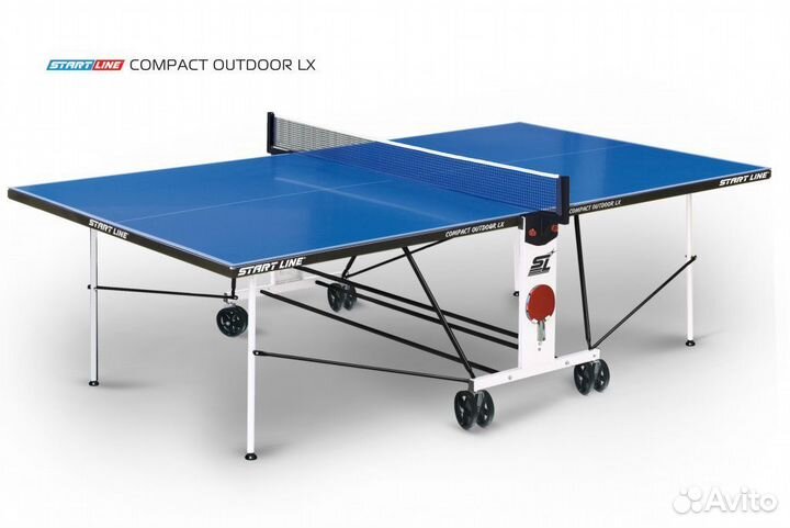 Теннисный стол Start Line Compact Outdoor LX blue