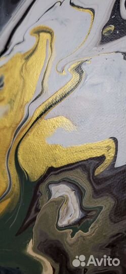 Интерьерная картина жидкий акрил