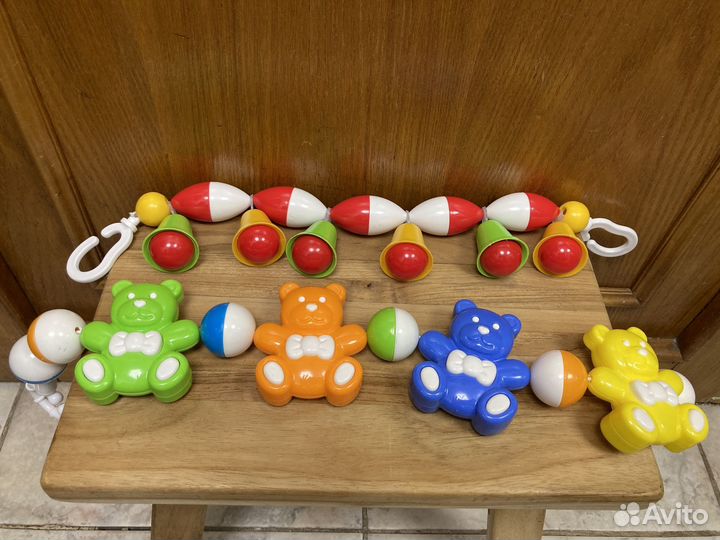 Погремушки подвесные на коляску и прочее