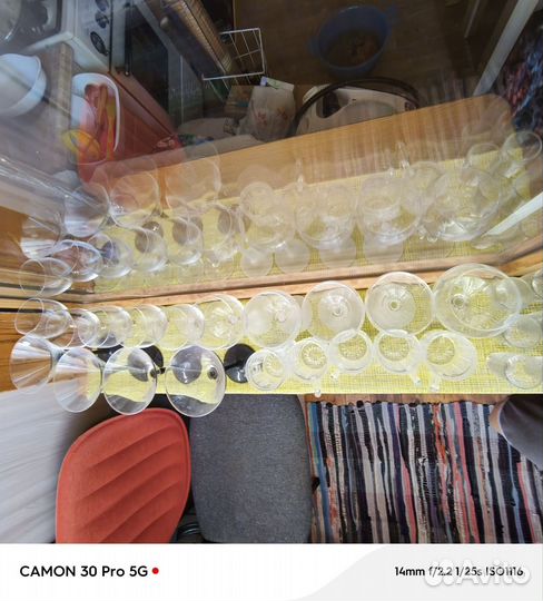 Бокалы фужеры рюмки