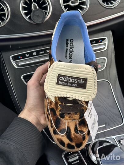 Кроссовки Adidas Smamba Wales Bonner Leopard