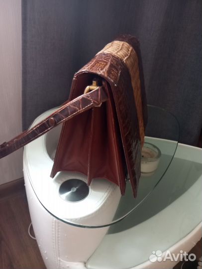 Сумка из кожи крокодила женская