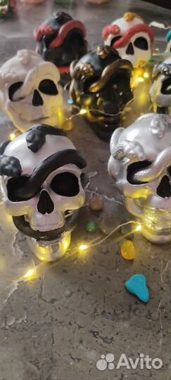 Гипсовый череп