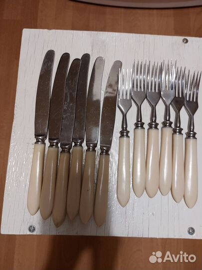 Набор вилок и ножей СССР без ложек