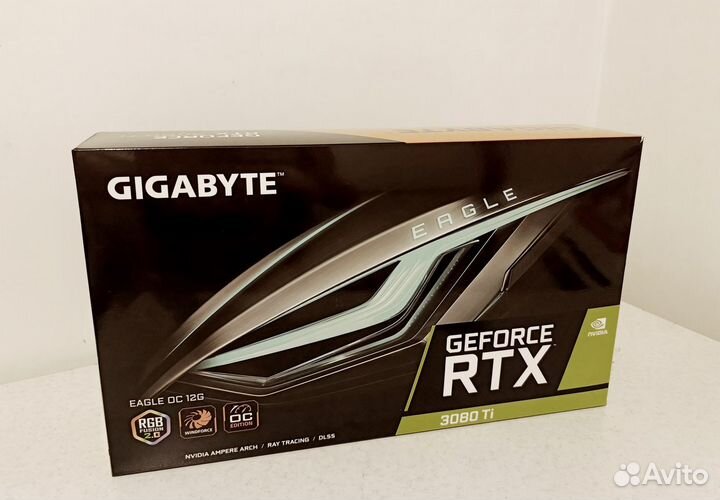 Коробка от gigabyte RTX 3080ti 12Gb