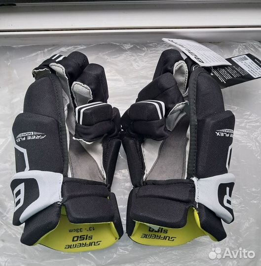 Хоккейные перчатки bauer supreme s150 sr размер 13