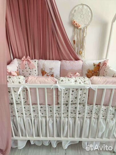 Бортики в детскую кроватку