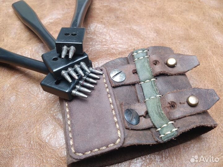 Строчный пробойник для кожи. Реставрация ремней