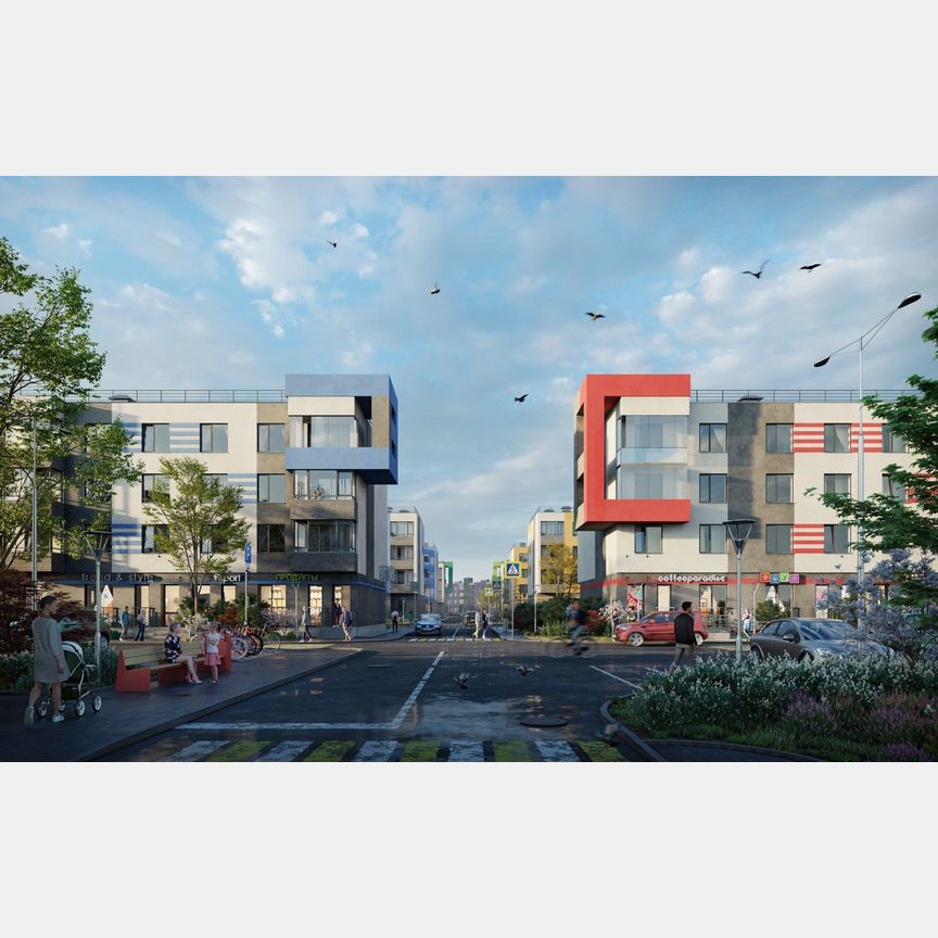 1-к. квартира, 38,7 м², 1/4 эт.