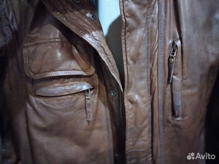 Кожаная куртка Camel Active (Германия) 56р