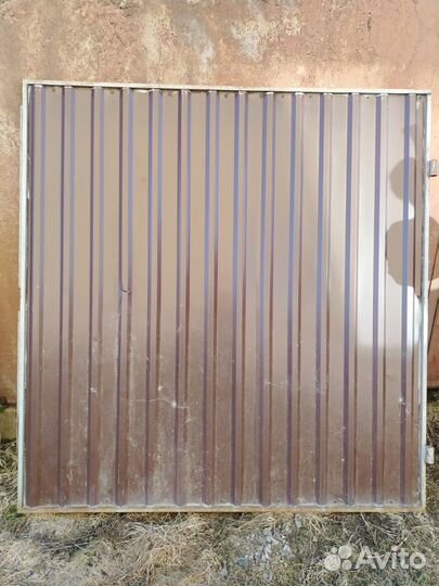 Ворота с калиткой распашные бу