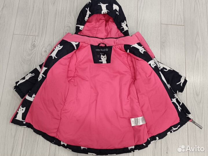 Куртка зимняя Crockid 86-92 для девочки