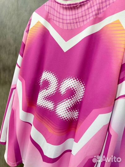 Джерси Vetements оверсайз розовая