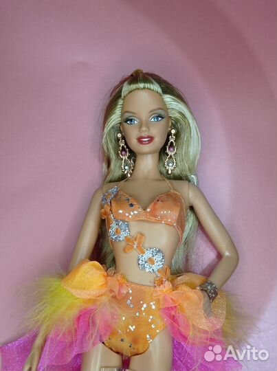 Barbie dancing with the stars. Samba