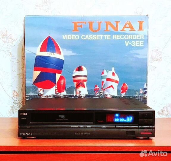 Видеомагнитафон Funai V-3EE Япония Оригинал СССР