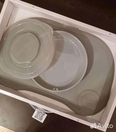 Коврик Twistshake Click Mat с тарелкой