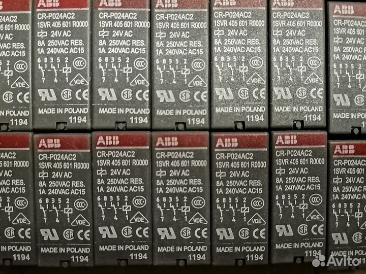 Промежуточные реле ABB