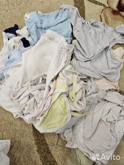 Детские вещи пакетом от 0 до года