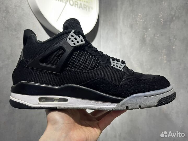 Air Jordan 4 Black Canvas оригинал