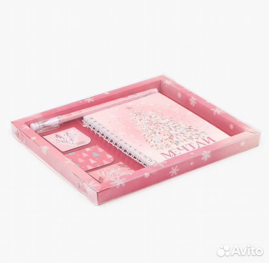 Подарочный набор новогодний, блокнот А6