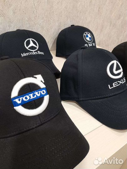 Бейсболки автомобильные в ассортименте