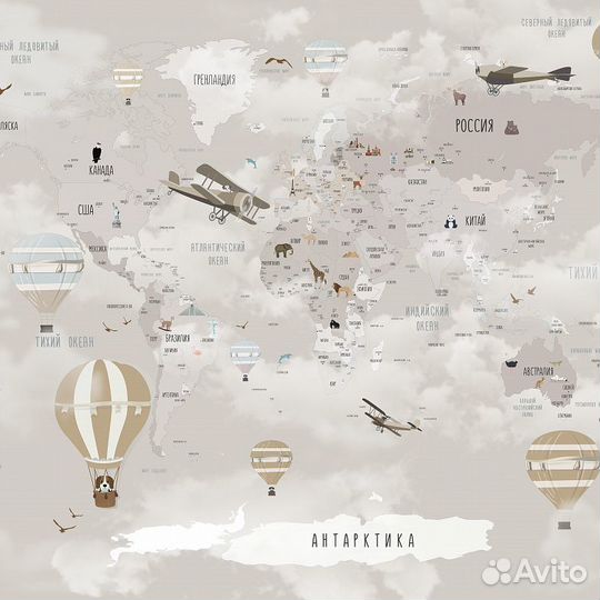 Детские фотообои 