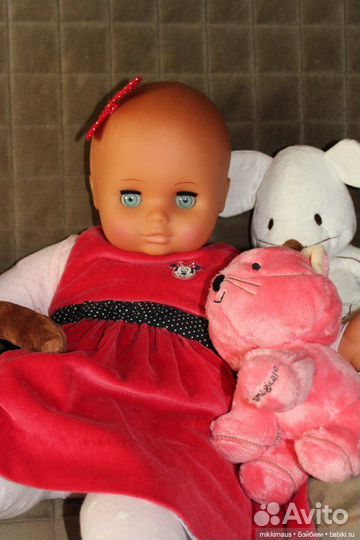 Кукла Большой пупс ГДР с мягким телом