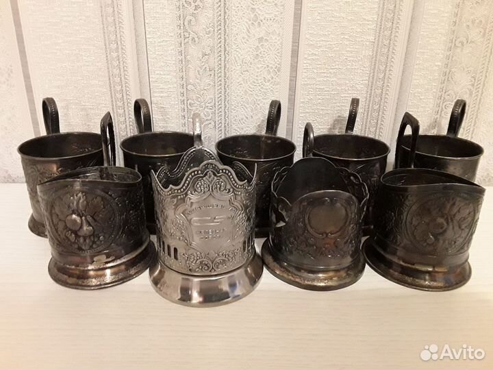 Подстаканник мельхиор СССР