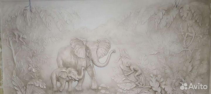 Барельефы и лепнина декоративная в интерьере