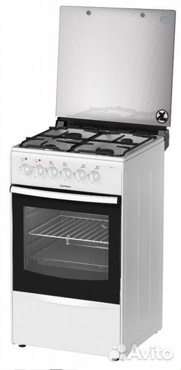 Газовая плита с электрической духовкой