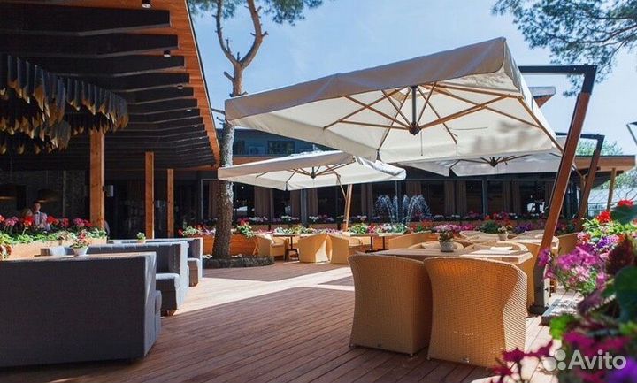 Зонт для кафе усиленный от производителя