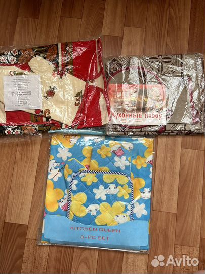 Куханный набор- фартук, прихватка, рукавица