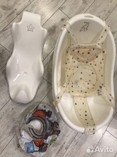 Ванночка для купания, горка, гамак, круг