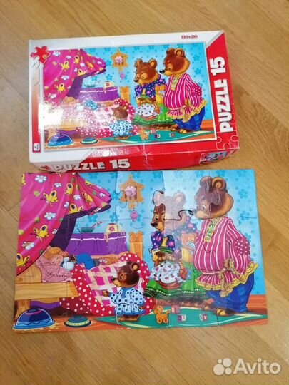 Пазл 3 медведя