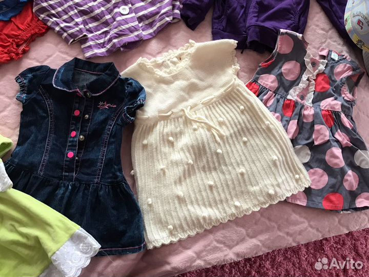 Вещи пакетом рост 80 см