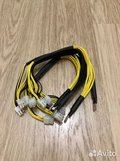 Провод питания pci-e 6pin комплект асик asic