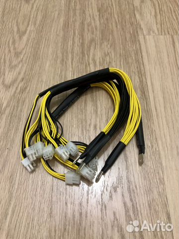 Провод питания pci-e 6pin комплект асик asic