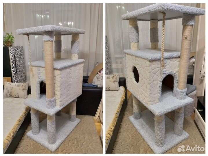 Домик когтеточка для крупных кошек