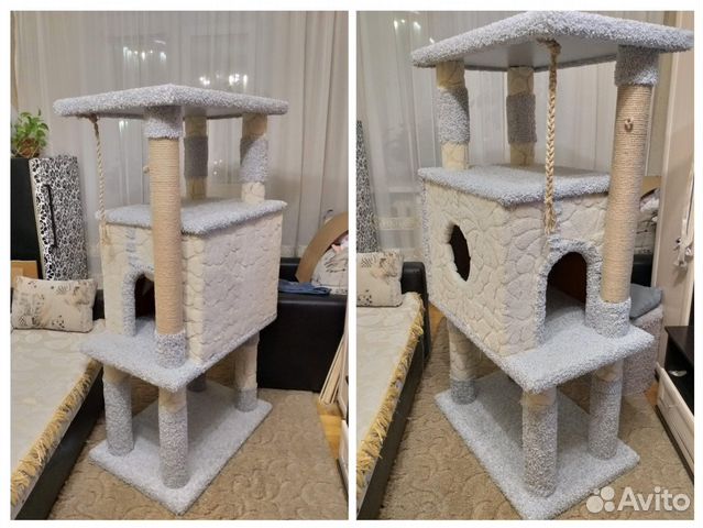 Домик когтеточка для крупных кошек