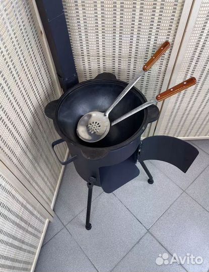 Казан с печкой