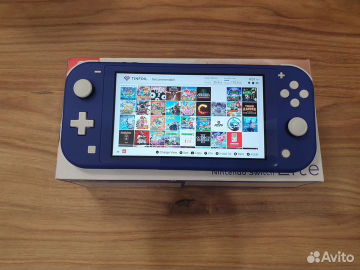 Nintendo switch lite прошитая новая