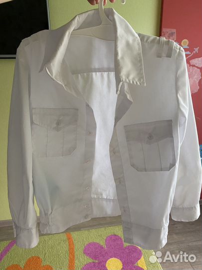 Рубашка белая кадетская